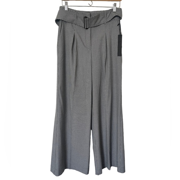 House of Harlow 1960 Pleated Front Wide Leg Houndstooth Trouser - Picture 8 of 12